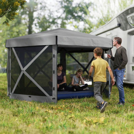 12' x 12' Hexagonal Pop Up Gazebo