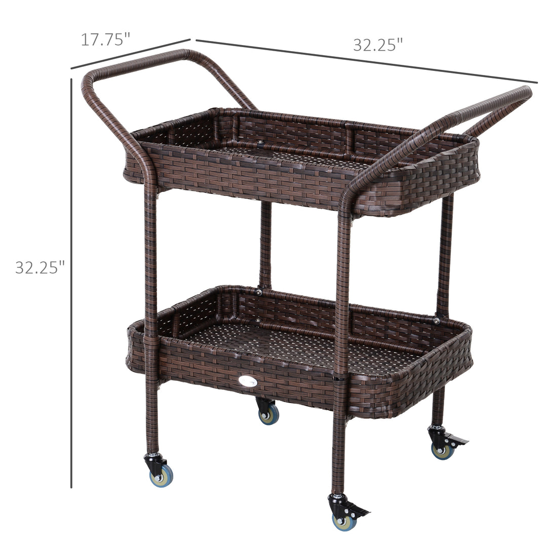 Rattan Outdoor Bar Table