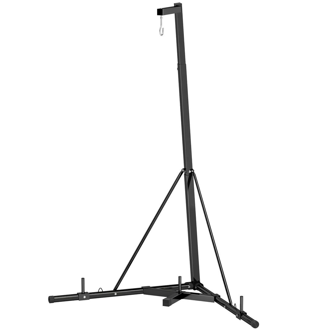 Height Adjustable Heavy Bag Stand with Weighted Base
