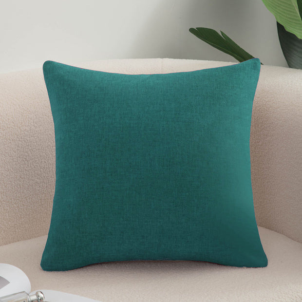 Solid Color Cotton And Linen Sofa Pillow Cases
