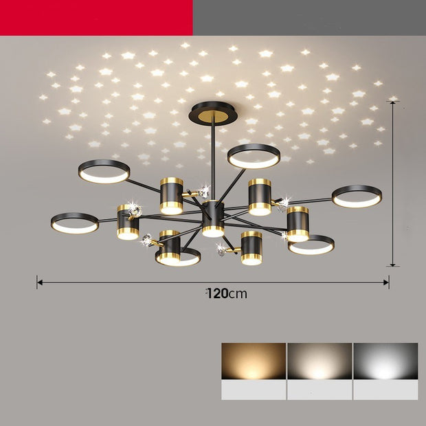 Light Luxury Chandelier Nordic Star Lamp